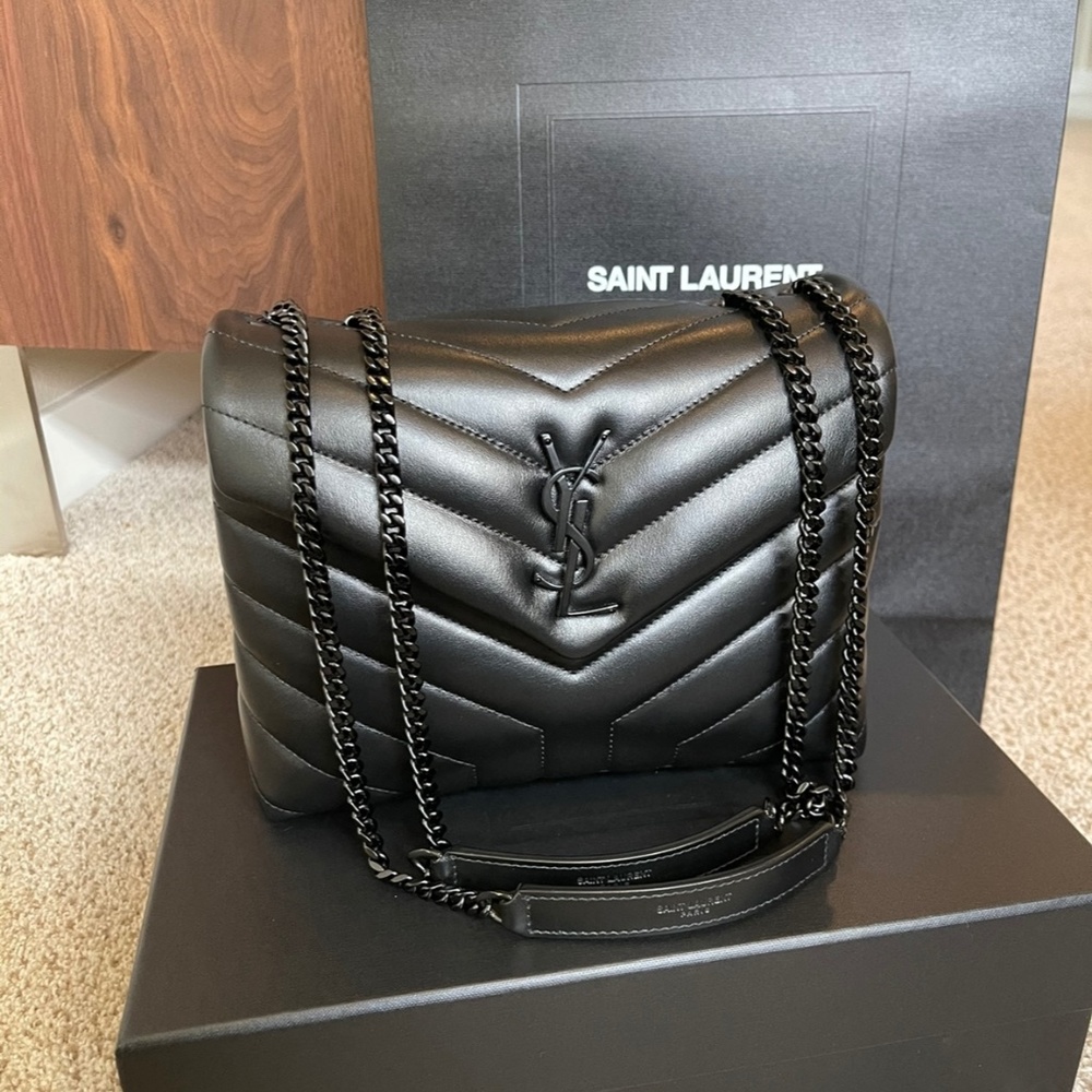 Saint Laurent LOULOU Small Quilted Leather Handbag